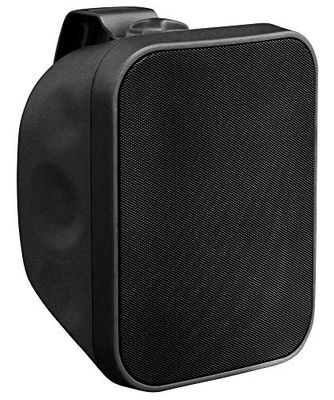 Pronomic OLS-5 BK DJ PA głośnik zewnętrzny do ogrodu, na taras, do restauracji (80 W, stopień ochrony IP56, 8 omów, 5,25" niskotonowy), czarny