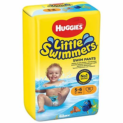 Huggies Couches de natation Little Swimmers, taille 5/6, lot de 1 (11 couches)