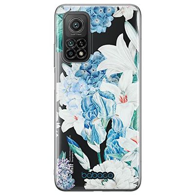 ERT GROUP mobiltelefonfodral för Huawei P30 originalt och officiellt licensierat Babaco mönster Flowers 026 Vit optimalt anpassad till formen på mobiltelefonen, gedeeltelijk transparant