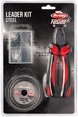 Berkley Fusion 19 Leader Kit d'Hameçon Triple de Grande Qualité avec Bas de Ligne Prêt à Pêcher les Carnassiers au Leurre