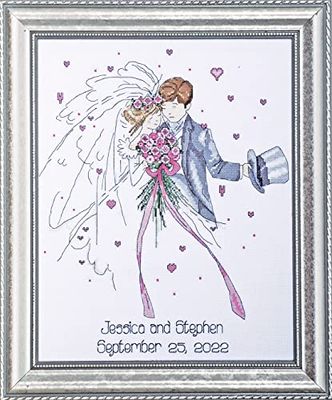 Design Works Counted Cross Stitch Kit, Cotton, Silver, 1