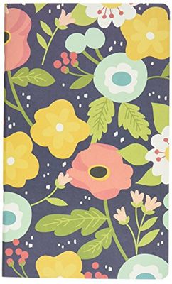 Simple Stories Faith Navy Floral Doc-It Journal, Paper, Multi-Colour, 23.6 x 13.3 x 0.6 cm