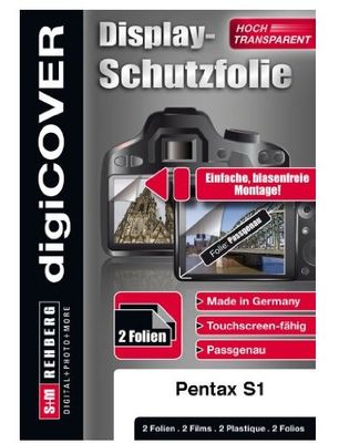 digiCOVER LCD Screen Protection Film voor Pentax Optio S1