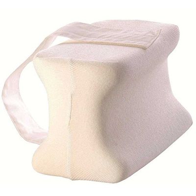 NRS Healthcare Knee Pillow with Adjustable Strap and Cover