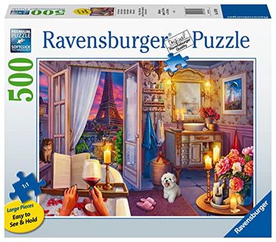 Ravensburger - Puzzle dla dorosłych - 500 elementów szerszych - W wannie - Dorośli i dzieci od 12 lat - Wysokiej jakości układanka - Amazon Exclusive - 16789