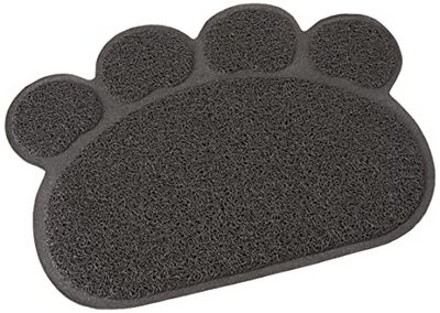 CROCI Tapis Extérieur de Toilette en Forme Patte pour Chat 40 x 30 cm