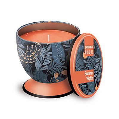 Pajoma Bougie parfumée UNIQUE « Summer Night », 240 g, bougie parfumée de qualité supérieure à haute teneur en parfum, refermable, durée de combustion : 40 heures