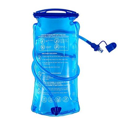 JOYHILL Drinkzak, 3 l, 2 l, 1,5 l, BPA-vrij, 3 liter, groot openingswaterreservoir, lekvrij, militaire wateropbergzak voor fietsen, wandelen, kamperen, fietsen, hardlopen (3 l)