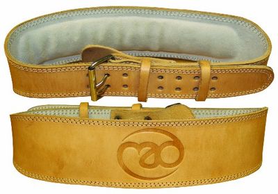 Yoga Mad, Weightlifting Belt Unisex Adulto, Tan, Extra Large