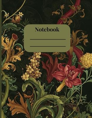 Botanical Mannerism Notebook – A Creative Space for Artistic Souls: Large 11x8” Journal with 2025–2026 Calendars, 150 Pages (Lined & Blank) – Elegant Design for Artists, Writers, and Nature Lovers