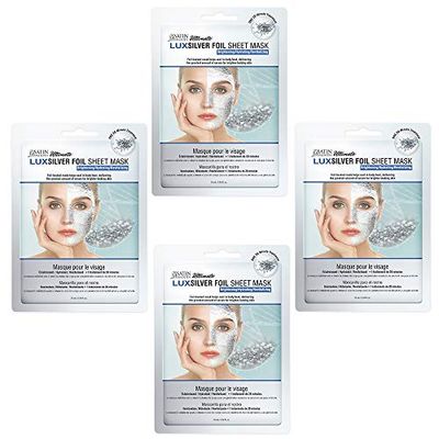Satin Smooth Ultimate LuxSilver - Maschera da donna in lamina di alluminio, 1 pezzo