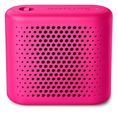 VoltShine Haut-Parleur Bluetooth Rose, Son Puissant, Connexion sans Fil, Compact et léger. Idéal pour la Musique à la Maison et Les activités de Plein air.