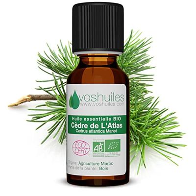 Voshuiles - Aceite Esencial Orgánico de Cedro Atlas 20ml