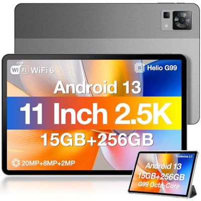 DOOGEE T30 Pro Tablet dotykowy Android 13 11 cali, ekran 2,5K Helio G99 Octa-Core 15 GB RAM+256 GB ROM /2TB TF, 8580 mAh/33 W, 20MP Dual SIM 4G LTE + 5G WiFi Widevine L1/Certyfikat TÜV