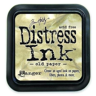 Ranger s tinta Distress Ink Old Paper. Tim Holtz 27, papel, bege, conjunto de 1
