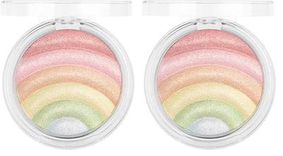 Essence Cosmetics (Fard Cuit), Hautement Pigmenté, Résultat Instantané, Intense, Luminescent (6.8 g) (Lot de 2)