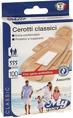 My Doct Cerotti universali, PE, Nude, Misure assortite, 100 unità