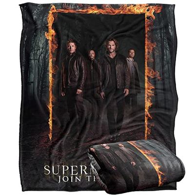 SUPERNATURAL Silky Touch Super Soft Throw Blanket 152 x 127 cm