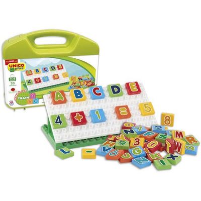 Unico 8631-0000, koffer met bouwstenen, compatibel met legering, unisex, voor kinderen, meerkleurig, 1