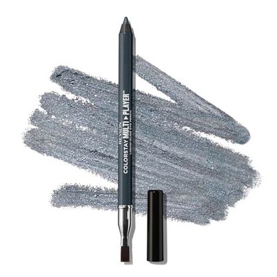 Revlon ColorStay Multiplayer Liquid-Glide Eye Pencil, wielofunkcyjny ołówek do oczu ze zintegrowanym pędzlem do cieniowania, ultra kremowa tekstura, wodoodporny, odporny na rozmazywanie, długotrwały,