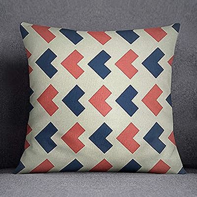 Bonamaison Decoratief Kussenhoes, Nieuw Ontwerp/Makkelijk in Onderhoud, Kussensloop met Verborgen Ritssluiting, Maat: 45x45 Cm - Ontworpen en Geproduceerd in Turkije