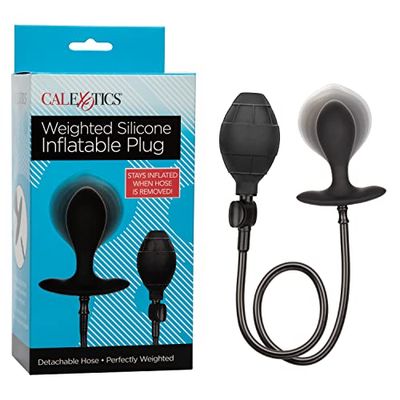 PLUG DE SILICONA HINCHABLE - NEGRO