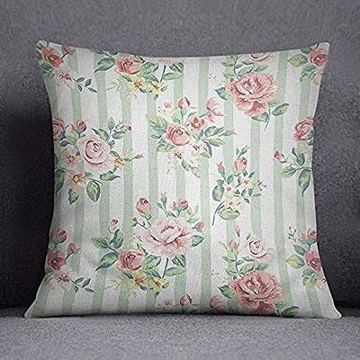 Bonamaison Housses de Coussin, Polyester, Multicolore, 45X45 Cm