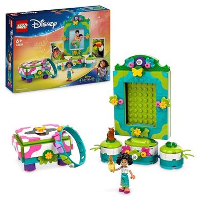 LEGO | Disney Encanto Mirabels fotoram och smyckeskrin, Byggleksak för barn med lekarmband och karaktären Mirabel Madrigal, Kreativa leksaker för flickor och pojkar från 6 år, Presentidé 43239