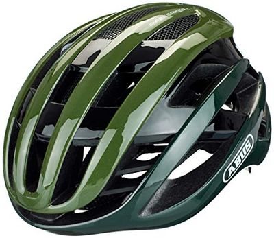 ABUS AirBreaker Racefiets Helm - Hoogwaardige Fietshelm voor Professionele Wielrenners - Unisex, voor Dames en Heren - Groen, Maat S