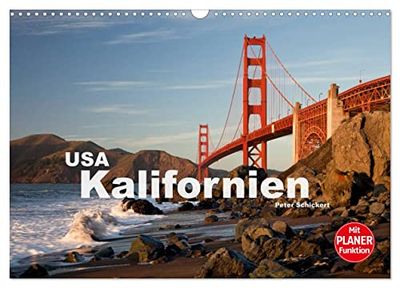 Kalifornien USA (Wandkalender 2024 DIN A3 quer), CALVENDO Monatskalender