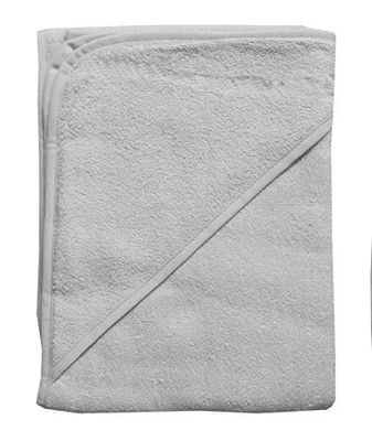 Duffi Baby 1148-11 - Capa de Baño 100% Algodón, 100x100 cm, gris, unisex