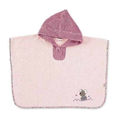 Sterntaler 7252001 Ratona Mabel, Poncho con Capucha, 70 x 50 cm, Rosa