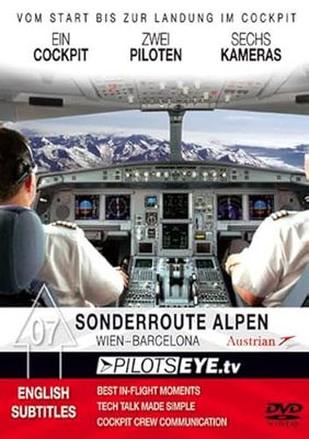 PilotsEYE.tv - Sonderroute Alpen - Wien-Barcelona - DVD: Wien - Barcelona A 321 /Cockpitflight Austrian Airlines