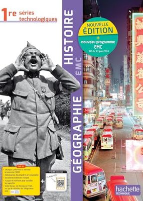 Histoire-Géographie-EMC 1re séries technologiques (manuel) - Éd. 2025
