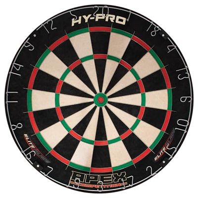 Hy-Pro Apex - Diana Profesional para Dardos para Exteriores con Alambre de Hoja de precisión, sisal de Grado A y Montaje, Ideal para una fácil instalación de Tablero de Dardos y práctica de Dardos