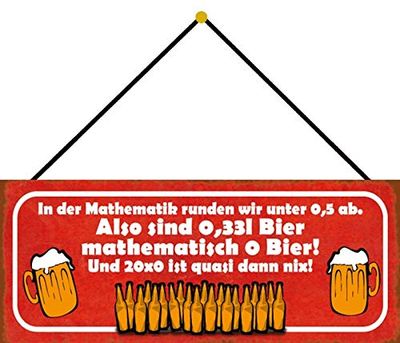 Schatzmix Tin-Plate Sign, Sheet metal, Multicoloured, 27x10 cm