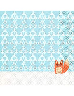 Servilletas papel Lonely fox 33x33cm. 20u.