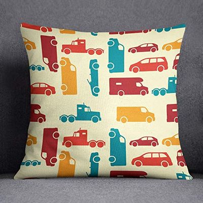 Bonamiason Decoratieve kussenslopen 45x45 cm, Kussenhoezen Bank, Decoratieve Kussenhoesjes, Kussensloop Sierkussen Kerstmis - Ontworpen en geproduceerd in Turkije