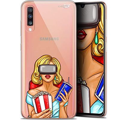 Beschermhoes voor Samsung Galaxy A70, ultradun, motief in de bioscoop