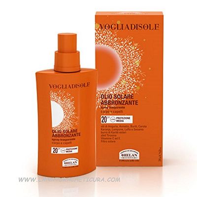 vogliadisole Huile Solaire abbronzante SPF20 200 ml