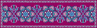 Doge Milano Chemin de cuisine, 100% Made in Italy, Tapis résistant aux taches avec impression numérique, Tapis antidérapant et lavable, Modèle Vintage - Clyde, 140x52 cm