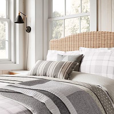 HELENA SPRINGFIELD CLASSIC CHECK COVER SET GREY