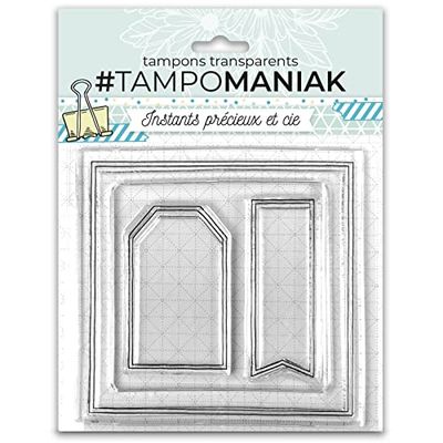 Set de tampons clear trait main levée - 10x10,5cm