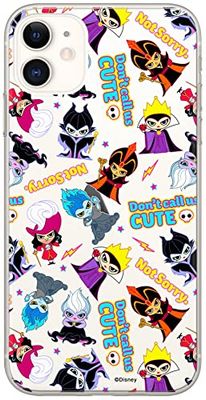 Ert Group Funda para teléfono móvil iPhone 11 Original y con Licencia Oficial de Disney con diseño Disney Villains 008 Adaptada a la Forma del teléfono móvil, parcialmente Transparente