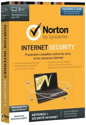 Norton internet security 2014 (3 postes, 1 an) - mise a jour