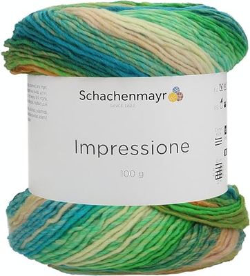 Schachenmayr since 1822 9807593-00082 Fil à Tricoter à la Main, 75% Laine Vierge, 25% Polyamide, Spirit Color, Taille Unique