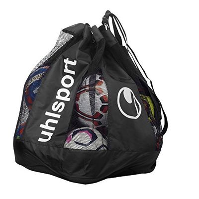 uhlsport mesh tyg balväska svart 35 x 15 x 48 cm