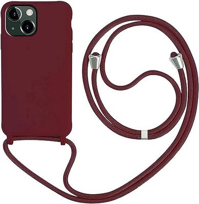 Funda de Silicona para iPhone 14, Collar Ajustable para teléfono móvil