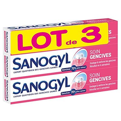 Sanogyl Dentifrice Soin Gencives 3 x 75 ml