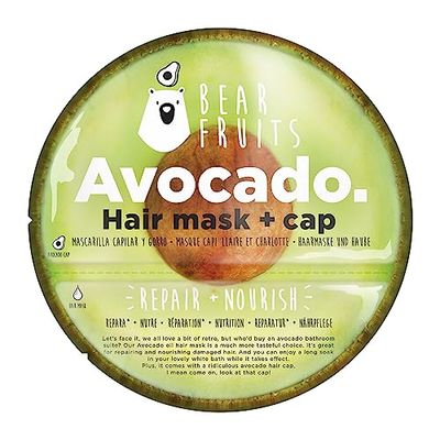 Bear fruits, nourish réparateur avocat masque cheveux + charlotte pour cheveux 20 ml